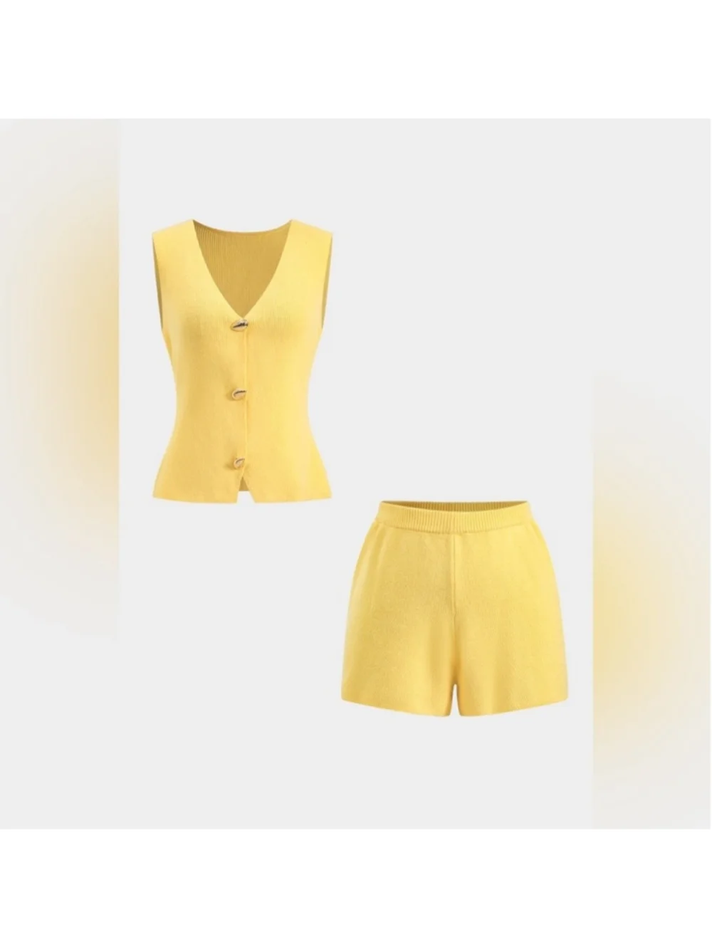 Micas Solid Sweater Shorts set 1XL UP-5